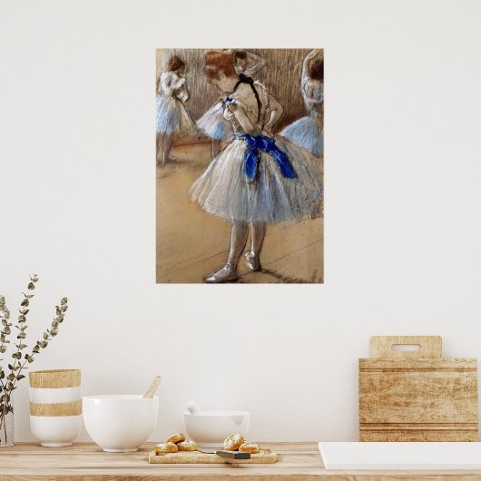 A Study of a Dancer - Edgar Degas - c1890 Poster (Küche)