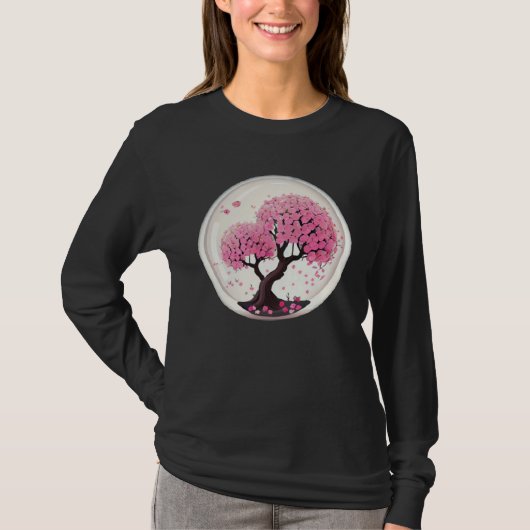 A Stunning and Symbolic Cherry Blossom T-Shirt (Vorderseite)