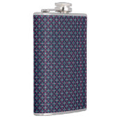 A stylish flask with a geometric pattern  flachmann (Rechts)