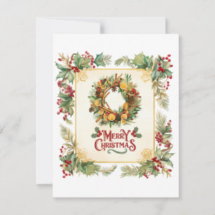 A stylish New Year card for joyful wishes Feiertagskarte