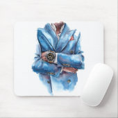 A suit and a watch mousepad (Mit Mouse)