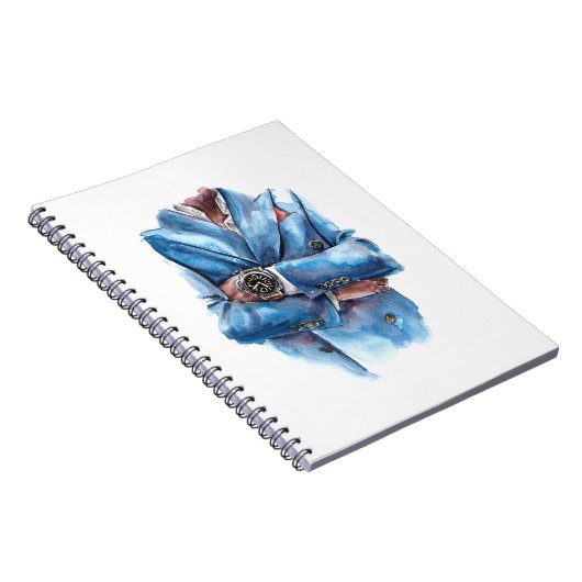 A suit and a watch notizblock (Rechte Seite)