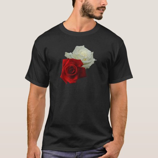 A summer T-shirt for loved ones, a beautiful rose  (Vorderseite)