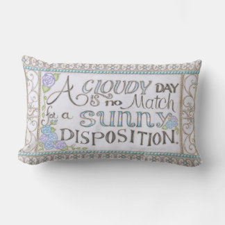 A Sunny Disposition Throw Pillow Lendenkissen
