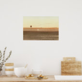 A sunset as seen from the balloon. poster (Küche)