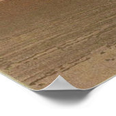 A sunset as seen from the balloon. poster (Ecke)