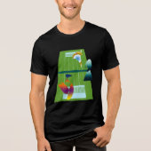 A Surreal Tennis Match Tri-Blend Shirt (Vorderseite)