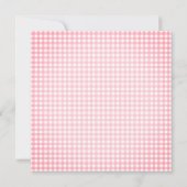 A Sweet Little Baby Pink Bows Girl Baby Shower Einladung (Rückseite)