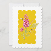 A Sweet Little Bee Is On Her Way Einladung (Rückseite)