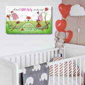 A Sweet Little Lady Ladybug Baby Shower Banner