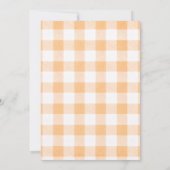 A Sweet Little Peach Birthday Invitation Einladung (Rückseite)