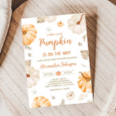 A Sweet Little Pumpkin Fall Baby Shower Einladung