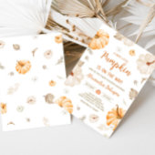 A Sweet Little Pumpkin Fall Baby Shower Einladung