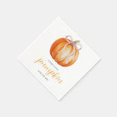 A Sweet Little Pumpkin is on the Way Serviette (Ecke)