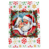 A Sweet Old-Fashioned Christmas | Mr and Mrs Claus Mittlere Geschenktüte (Rückseite)