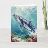 A Sweet Thinking About You | Oceanic Themed Karte (Vorderseite)