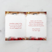 A Sweet Vintage Christmas Personalized Feiertagskarte (Innenseite)