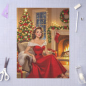 A Sweet Vintage Christmas Seidenpapier (Basteln)