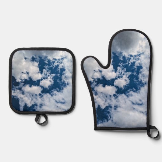 A swirl of clouds ofenhandschuh & Topflappen-Set (Vorderseite)