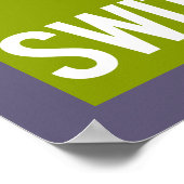 A Switzerland Reiseplakat Poster (Ecke)