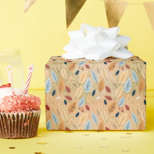 A SYMPHONY OF COLORS AND LEAVES GESCHENKPAPIER (Geburtstagsparty)