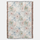 A symphony of song and petals pattern decke (Vorderseite Vertikal)