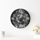A-synchrone Ätherische Wolken Große Wanduhr (Zuhause)