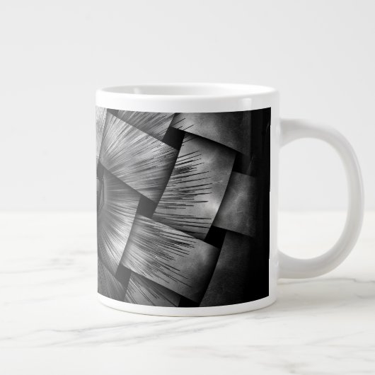 A-synchrone Ätherische Wolken Jumbo-Tasse (Rechts)