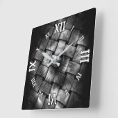 A-synchrone Ätherische Wolken Quadratische Wanduhr (Winkel)