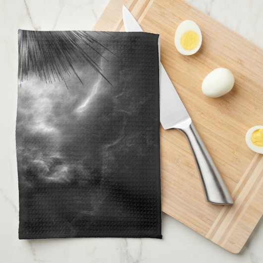 A-Synchronous Ethereal Clouds Küchentuch (Viertel Falte)