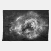 A-Synchronous Ethereal Clouds Küchentuch (Horizontal)