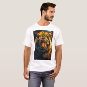 A t Shirt mit Tigerbild (Vorne ganz)