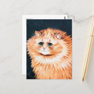 A Tabby Cat von Louis Wain Postkarte