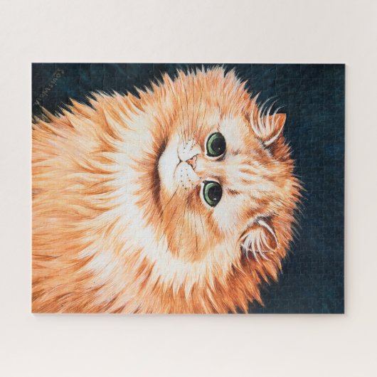 A Tabby Cat von Louis Wain Puzzle (Horizontal)