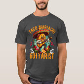 A taco playing the guitar in a mariachi band funny T-Shirt (Vorderseite)
