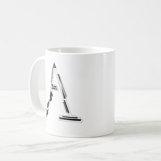 "A"-Tasse Kaffeetasse (Vorderseite Links)