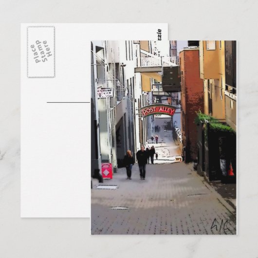 "A Taste of Seattle" Postkarte (Vorne/Hinten)