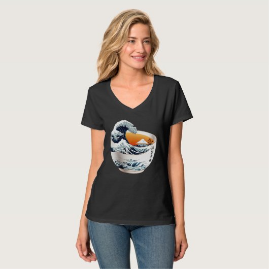 A Tea that Takes You to Japan Okinawa Kanagawa Tea T-Shirt (Vorderseite Vollansicht)