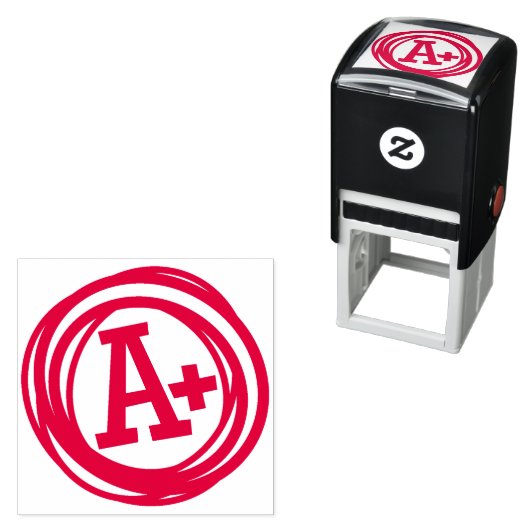 A+ Teacher Award Permastempel (Beispiel)