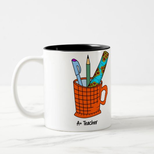 A+ Teacher Coffee Tasse | Geschenk für Lehrer  (Links)