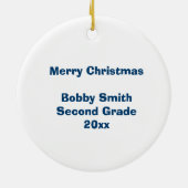 A+ Teacher Library Book Stack Teaching Librarian Keramikornament (Hinten)