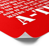 A-Team Intro Inspiriert Retro TV Poster (Ecke)