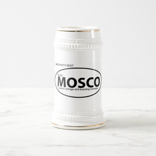 a- Team mosco Entwurf Stein-Tassen Bierglas (Mittel)