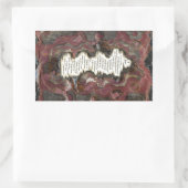 A Tear Rechteckiger Aufkleber (Tasche)