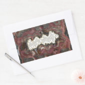 A Tear Rechteckiger Aufkleber (Umschlag)