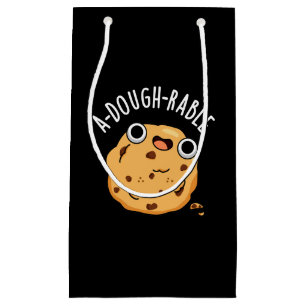 A-Teig-Rasen Funny Cookie Pun Dark BG Kleine Geschenktüte
