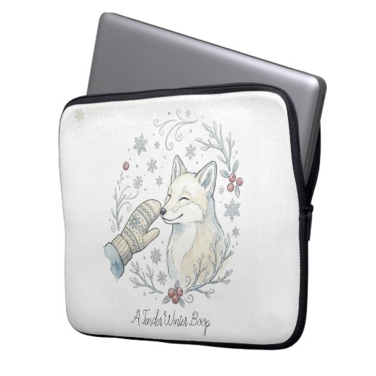 A Tender Winter Boop Laptopschutzhülle (Vorderseite Links)