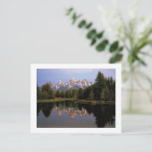 "A Teton Morning" Postkarte (Stehend Vorderseite)