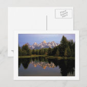 "A Teton Morning" Postkarte (Vorne/Hinten)