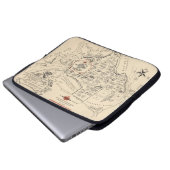 A Texan's Map of the United Staaten (of Texas) Laptopschutzhülle (Vorne Knopf)